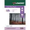 Фотобумага LOMOND A4, 130 гр./м2, ШЕЛКОВИСТО-МАТОВАЯ (SILK), 100 листов, двухсторонняя, для струйной печати (0102153)