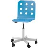 Офисный стул Ikea ЮЛЕС (синий) [490.912.49]
