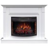 Каминокомплект Smolcom London FS25 с RealFlame FireField 25 S IR (бьянко белый)