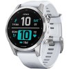 Умные часы Garmin Fenix 7S 42 мм (серебристый/белый)