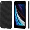 Чехол для телефона Pitaka MagEZ для iPhone SE 2020 (twill, черный/серый)