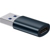 Адаптер Baseus ZJJQ000103 USB Type-C - USB Type-A (синий)